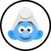 Logo grupy Smerfy