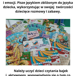 Spotkanie z autorką wierszy i opowiadań dla dzieci-  panią Izą Skabek