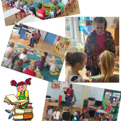 Spotkanie z autorką wierszy i opowiadań dla dzieci-  panią Izą Skabek