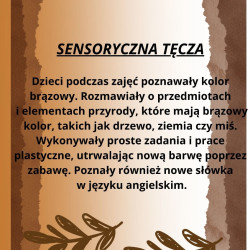 Realizacja projektu „Sensoryczna Tęcza” w grupie Smerfy