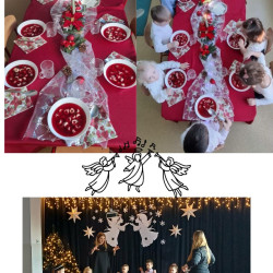 Świąteczne kolędowanie w przedszkolu